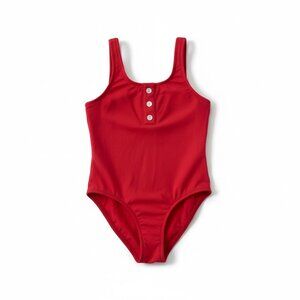 PACIFIC RAINBOW - SWIMMING SUIT 1 PIECE - RED - NEW NO TAG